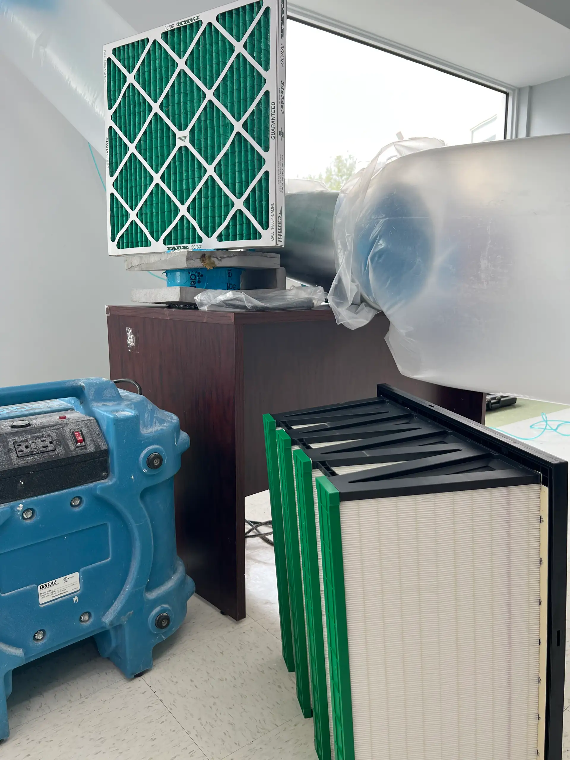 Professional HVAC air filter inspection and replacement for improved indoor air quality in Miami home